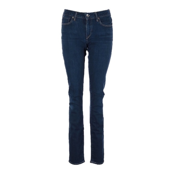 Levi’s Made & Crafted Pins Skinny Jeans 26 Dark Indigo Premium Denim Low Rise - Picture 1 of 9